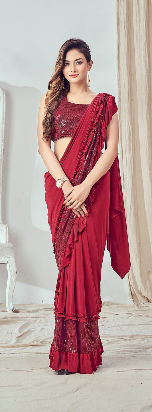 Wear a saree in under 1 minute