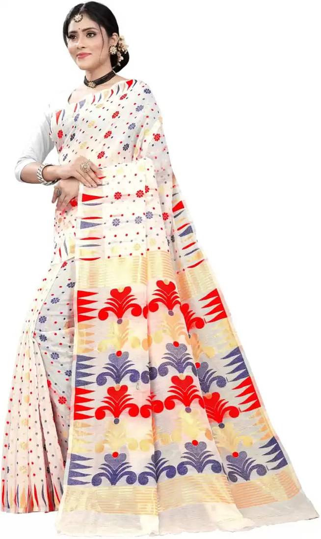 Woven Cotton Silk Saree