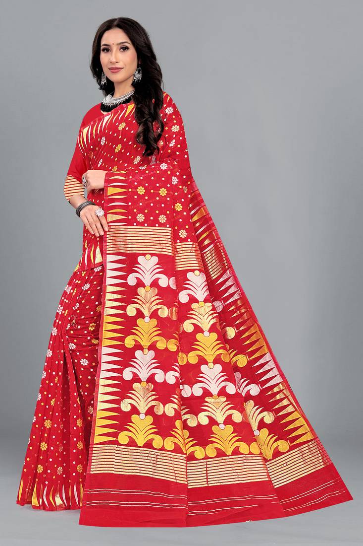 Woven Cotton Silk Saree