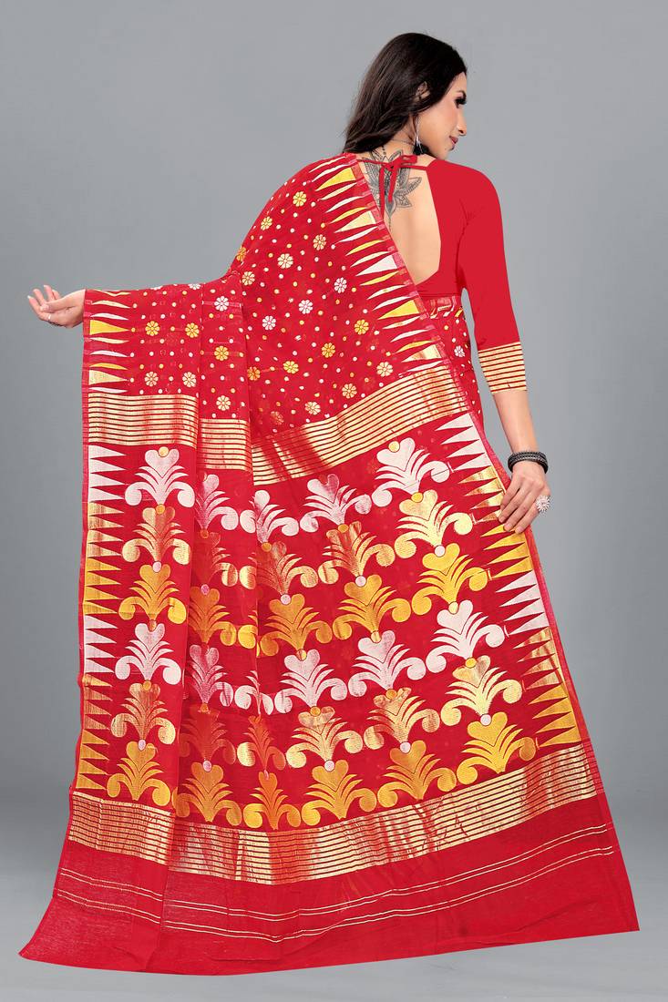 Woven Cotton Silk Saree