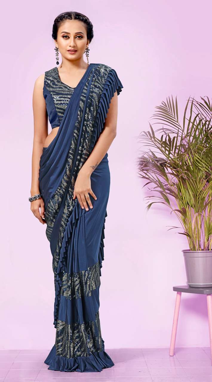 Designer ready to hot sale wear saree