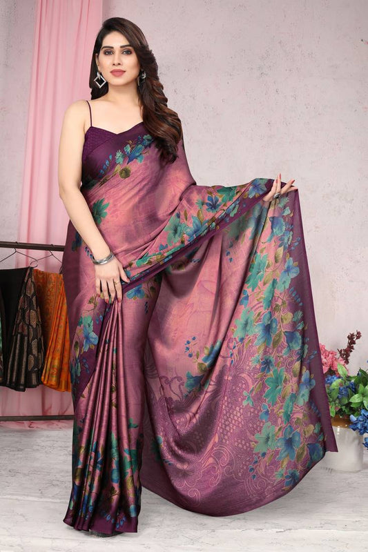 Printed Chiffon Saree